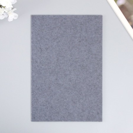 A set of hard felt "Astra" (3 pcs) dark gray, 1 mm, 160 gr, 20x30 cm