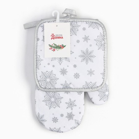 Kit. Set 2 pr. 17*17 cm, mittens. 26*16 cm, 100% p/e-5