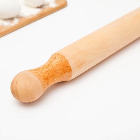 Rockbrush wooden shade, 50 × 5 cm, with curly handles-1