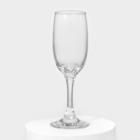 A set of glass glasses for champagne Bistro, 190 ml, 6 pcs-1
