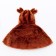Carnival New Year's cape "Deer", height 104-128 cm, brown