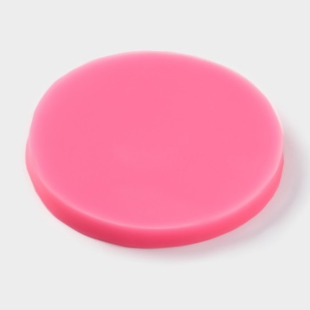 Silicone Mold Dolyana "New Year", 9.5 × 9.5 × 1 cm, pink color-2