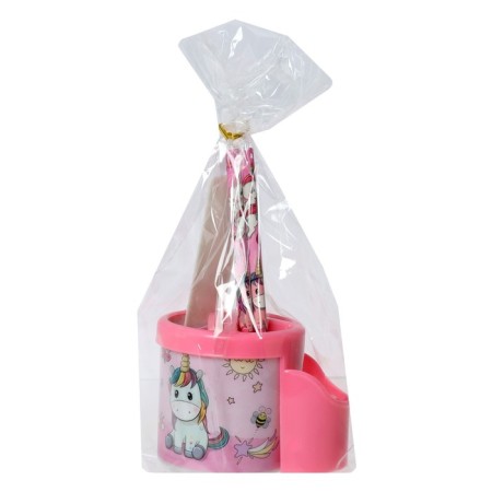 Tables of a desktop children's "unicorn" (stand+2 pencil+ruler+sharpener+eraser+notebook 8 sheets+scissors)-3
