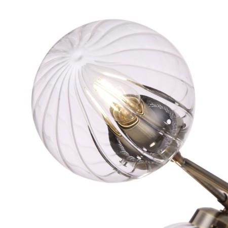 Caustra Freya Fr5041PL-06BS DAISY, 740x740x320 mm, E14, 6x40W, brass color-1