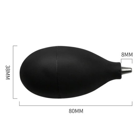 Air vent for car repair, manual, metal nose, black-3