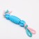 A toy-leaf on a rope with balls "videos", mix of flowers