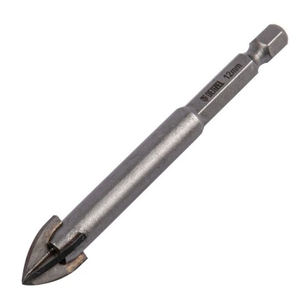 Drill on ceramic tile Denzel 728113, cross plate, 6-gr. Saar, 12 mm