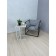 Table Mini, 400x400x650, White Muar/Dub Sonoma
