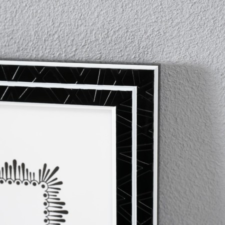 Photo frame plastic 30x40 cm "Double section" Black 42.8x32.8x1 cm-3