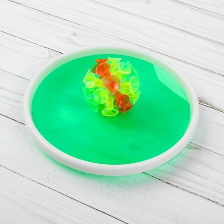 Velcro game, set: 2 plates, ball, mix color-2