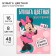 Color paper, A4, 16 sheets, 8 colors, non -united, two -wise, on paper, 48 g/m², Minnie Mouse