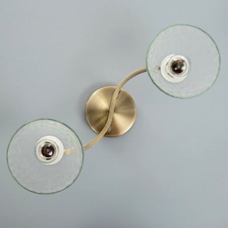 Causte "Sphere" 2x60W E27 Antique bronze 45x14x24cm-3