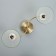 Causte "Sphere" 2x60W E27 Antique bronze 45x14x24cm