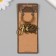 Browler Metal with carbine "Bird and tree" bronze 6.2 cm