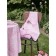 Apron Lovely Flower, size 60x80 cm, flowers, pink