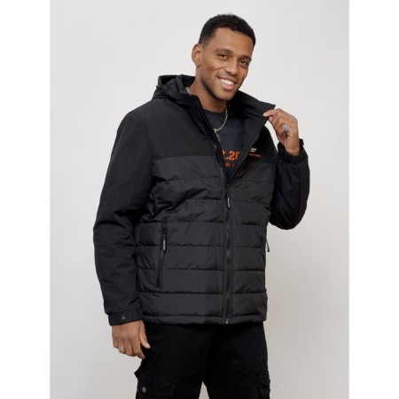 Sports male jacket, size 58, black color-6