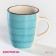 Mug ceramic shade "Sea World", 360 ml, blue color