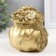 NECKE Polystone for bronze "A bag with a large Chinese coin" 10.5x10.5x12 cm