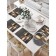 Set of napkins for setting the table "Vintage loft", rectangular, size 32x46 cm, 4 pcs