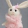 Souvenir "Bunny in the checkered skirt" mix 5x13 cm