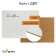 The base (fiberboard) is primed 15 x 20 cm, 4.0 mm, acrylic soil, white