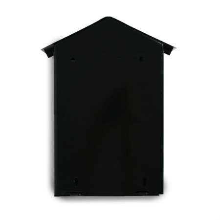 Mailbox with a lock, vertical, "house", black-10