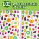 Reusable stickers “what is growing where”, A4 format