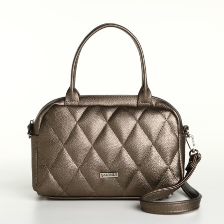 Women's bag with lightning, bronze color