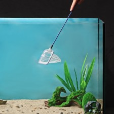 Aquarium net 7.5 cm, blue