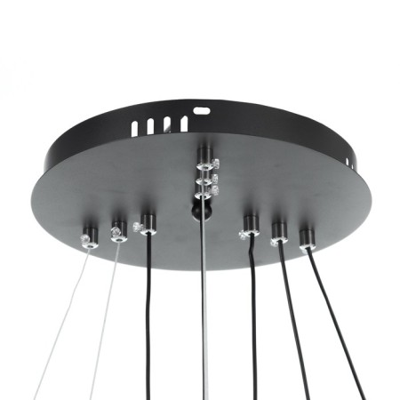 Chandelier "Circles Neo" 2+3LED 140W 3 black modes 60x60x4-85 cm-7