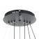 Chandelier "Circles Neo" 2+3LED 140W 3 black modes 60x60x4-85 cm