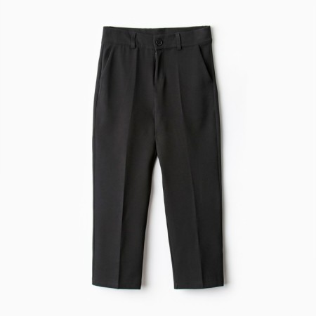 Pants for the boy Minaku: School Collection, Black Color, Height 140 cm-7