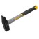 Denzel 10488 locksmith hammer, TPR coating, Fiberglass handle, 800g