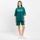 Women's costume with MIST OLD School shorts size 48, green color