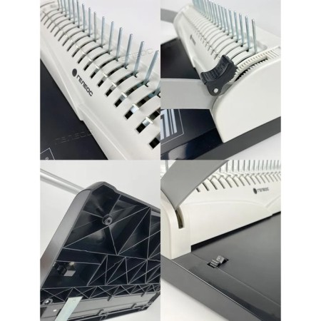 A brochure for a plastic spring, perforation is up to 13 sheets, weaves up to 500 sheets, Geleos "BP-13"-6