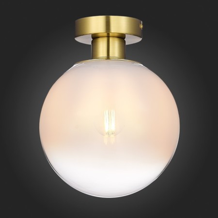 Ceiling lamp ST LUCE. SL1190.202.01. Cassius. 1x60 W, E27, 20x20x25.5 cm, golden color-2