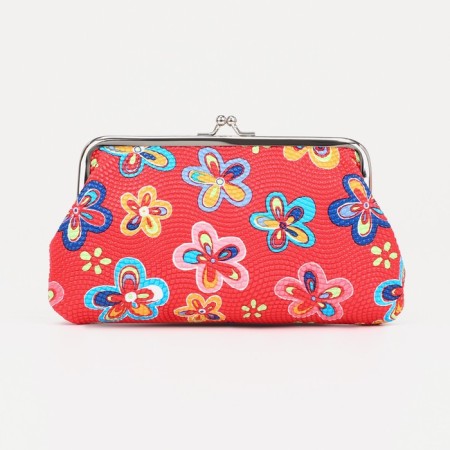 Cosmetic bag on the farmar, red/multi -colored color-1