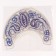 Thermalrotransfer for kokoshnik “Beads, cucumbers”, 31.5 x 23.5 cm, set of 5 pcs.