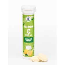 Vitamin C drink with vitamuno lemon flavor, 10 sparkling tablets