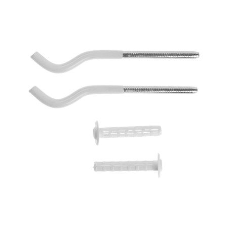 The bracket for the radiator of OMEC, with dowel, 9x195 mm, round, rubberized-1