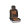 Covers of the seats are furry artificial 5 subject. SkyWay Arctic brown with back support