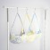 Youth bag with lightning, yellow/white color