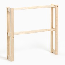 Rabberry for seedlings No. 1, 2 shelves, 100*19*100 cm, shelf height 45cm