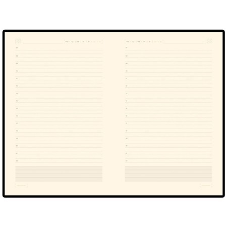 Deliciper of Leduced A5, 136 Zenith sheets, Cover Artificial Leather, Block 70 g/m2, Dark blue-1