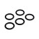 Ring for American Masterprof IS. 131425, 1/2 ", set of 50 pcs.