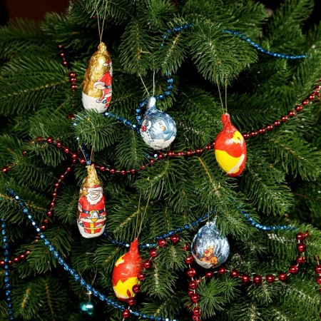 Dairy Figure Chocolate "Christmas Christmas tree decorations", 100 g-2