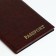 Passport cover, dark red color