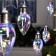 Garland “thread” 3 m with nozzles “drop bulbs”, IP20, transparent thread, 80 LED, glow of multi, 8 modes, 220 V