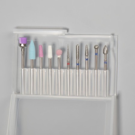 Tretens for manicure in a plastic organizer, 10 pcs-5