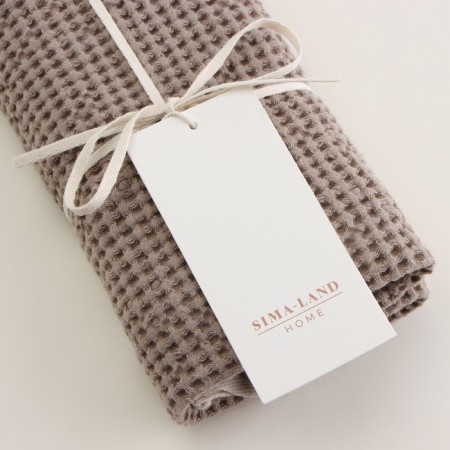 Waffle towel SL Home: Linen "Sabbia" 60x140 cm, 51% linen, 49% cotton, 235 g/m2-7